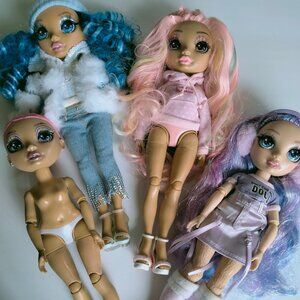 Rainbow High Dolls Lot (4)